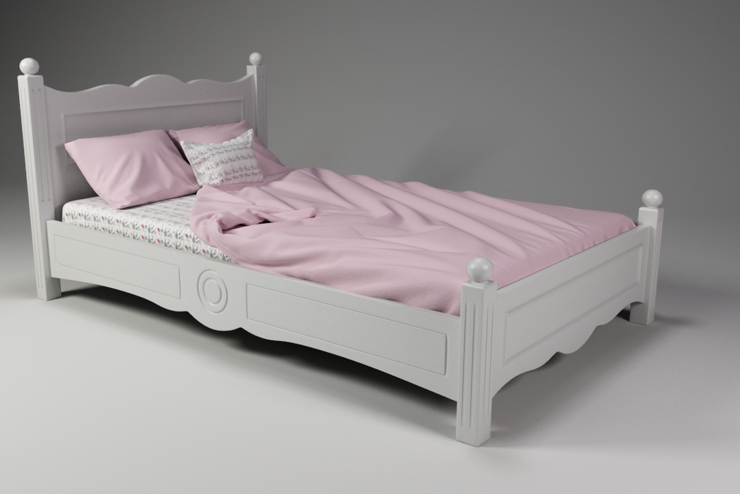 הדמיה ריאליסטית של מיטה